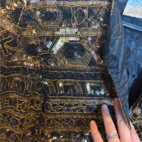 Papell Boutique Evening Beaded Jacket - Picture 8 of 15